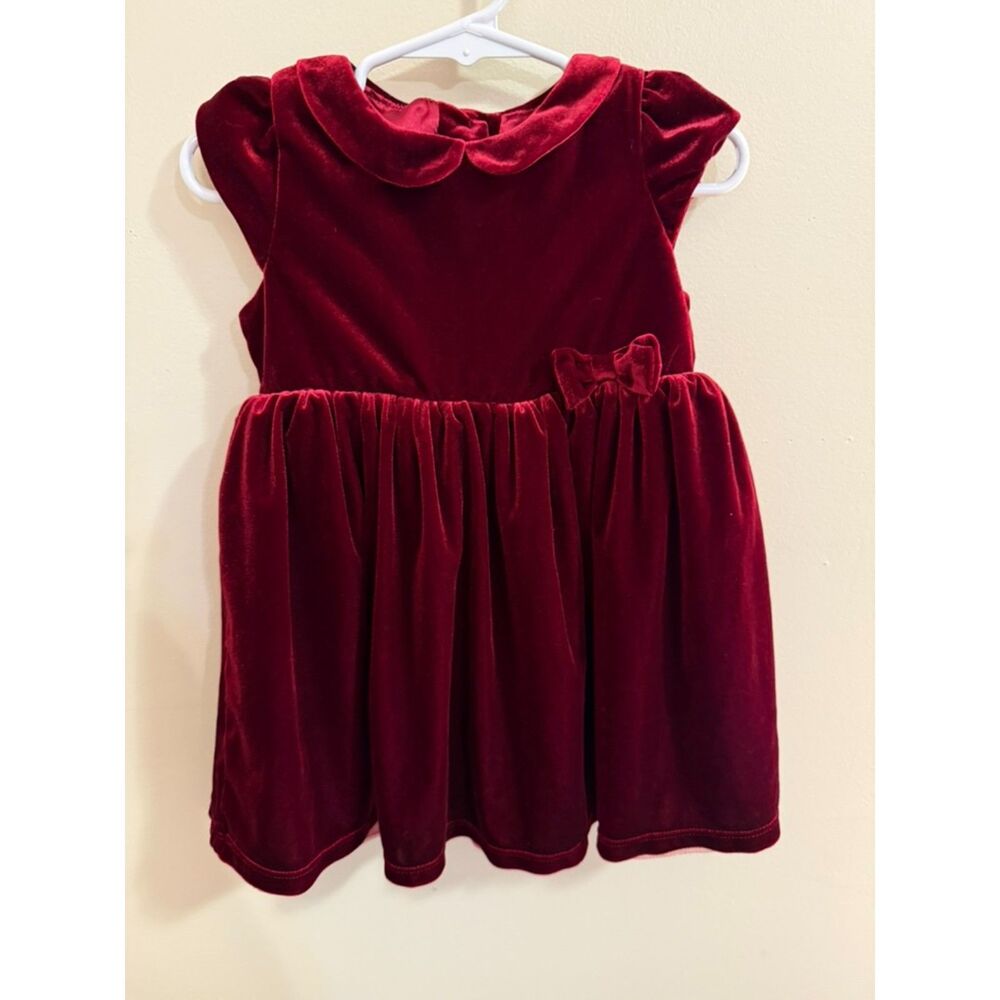 12-18M Red Velour Holiday Dress